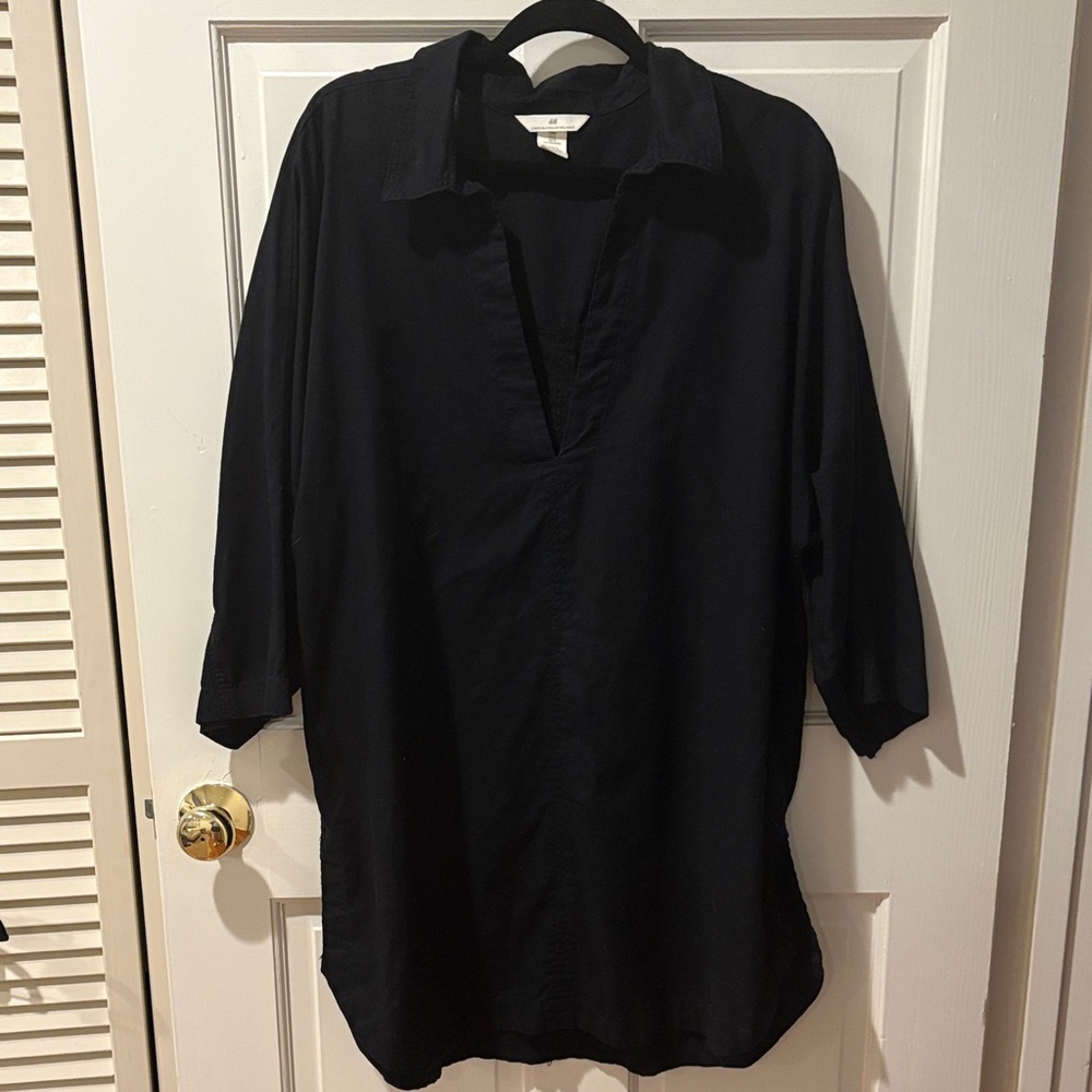 HM Linen blend Tunic Size Large